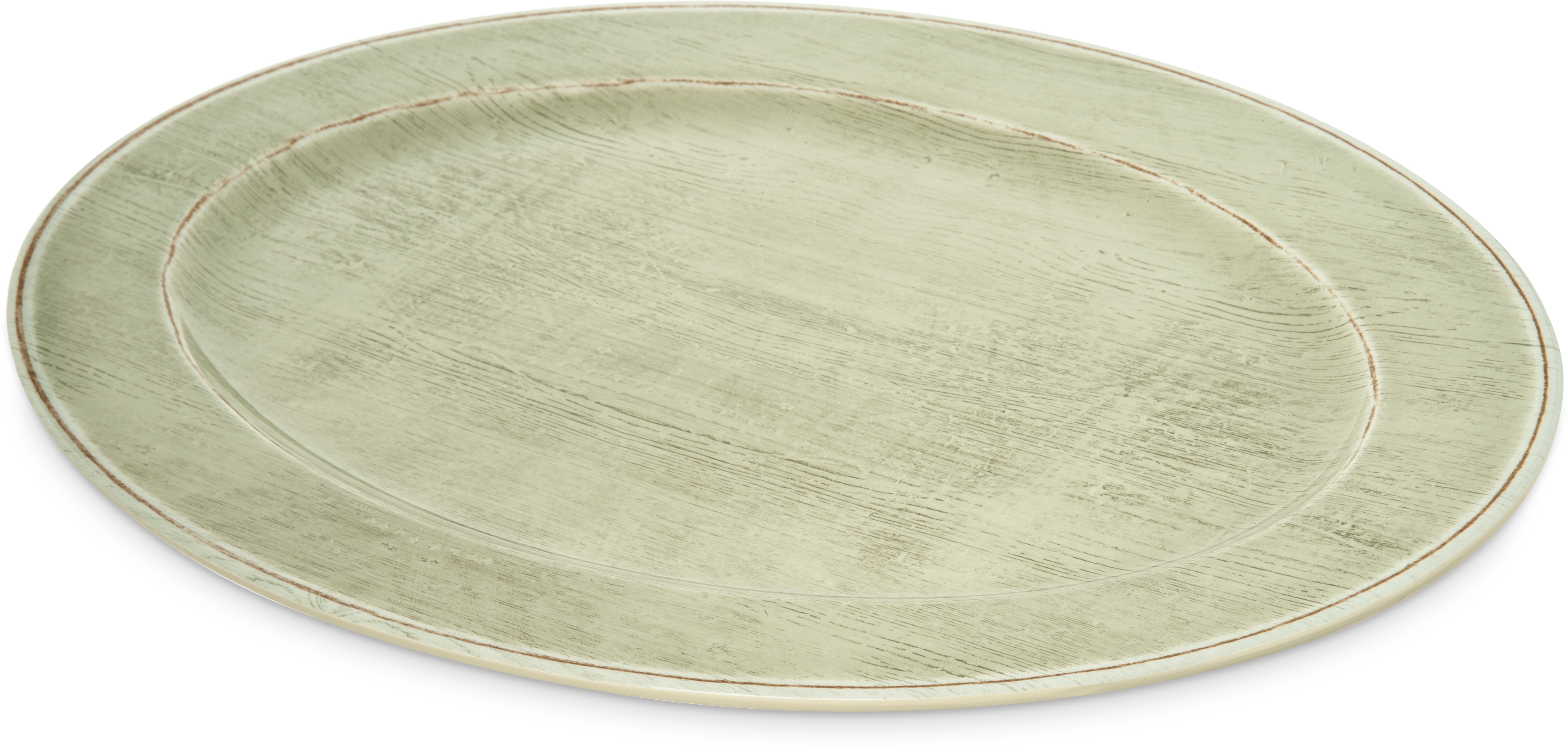 Melamine Oval Platter Tray 20 x 14 - Jade
