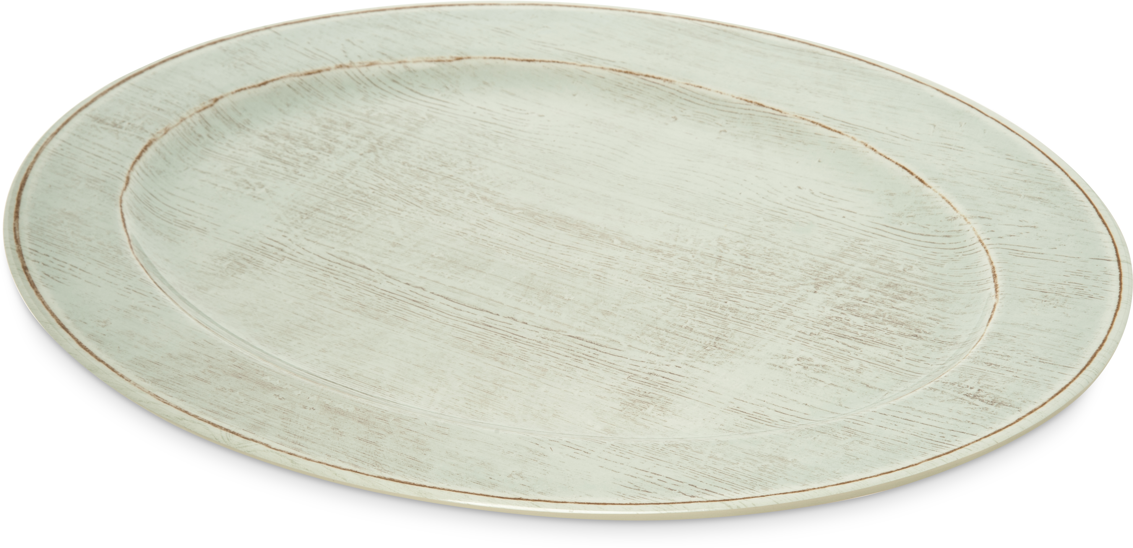 Melamine Oval Platter Tray 20 x 14 - Buff