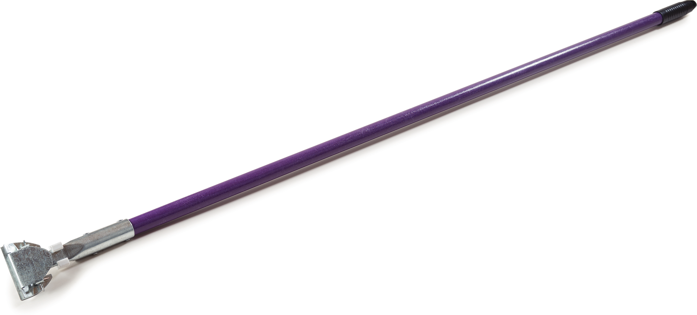 Fiberglass Dust Mop Handle with Clip-On Connector 60 - Purple