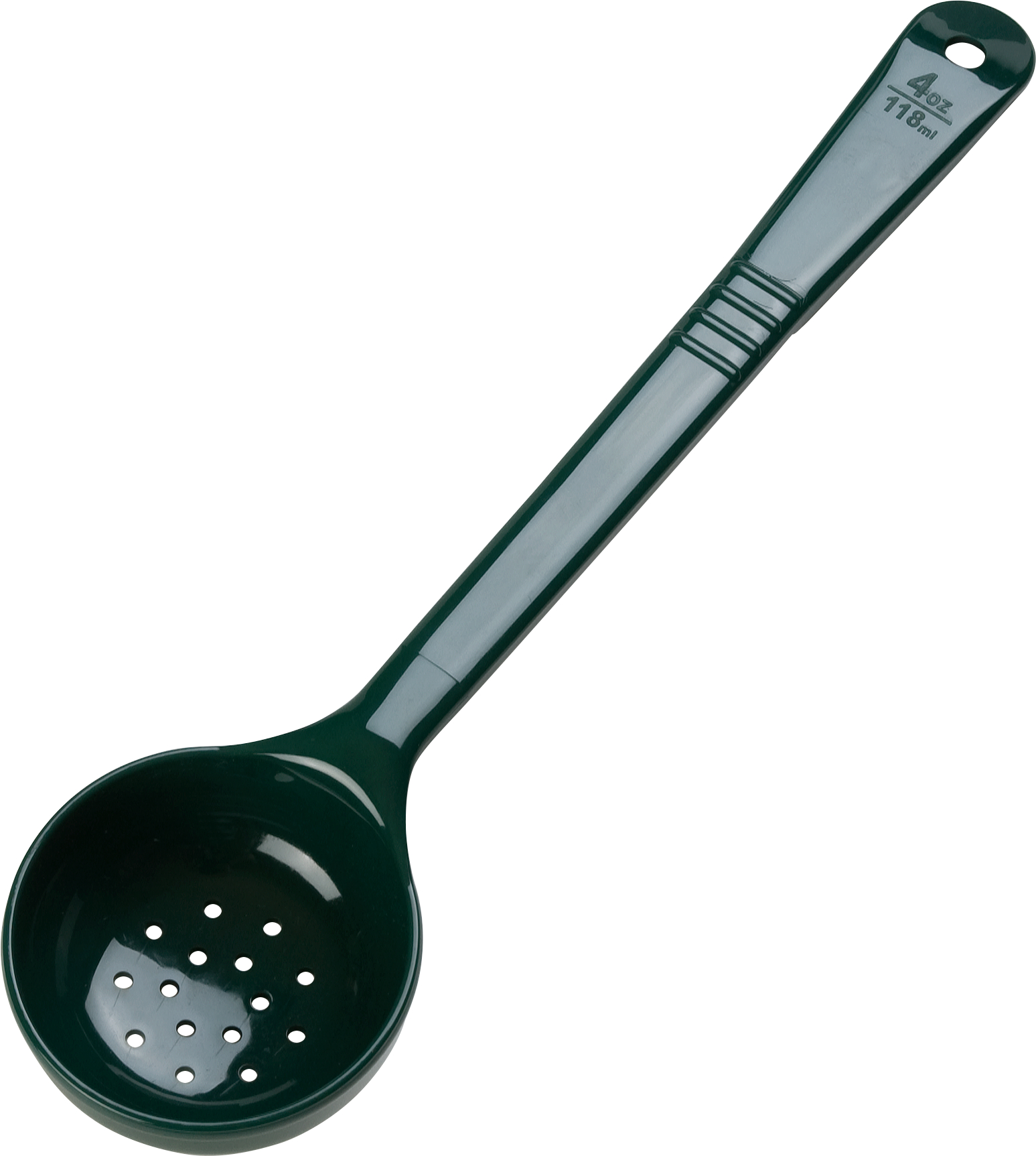 Measure Miser Perforated Long Handle 4 oz - Forest Green