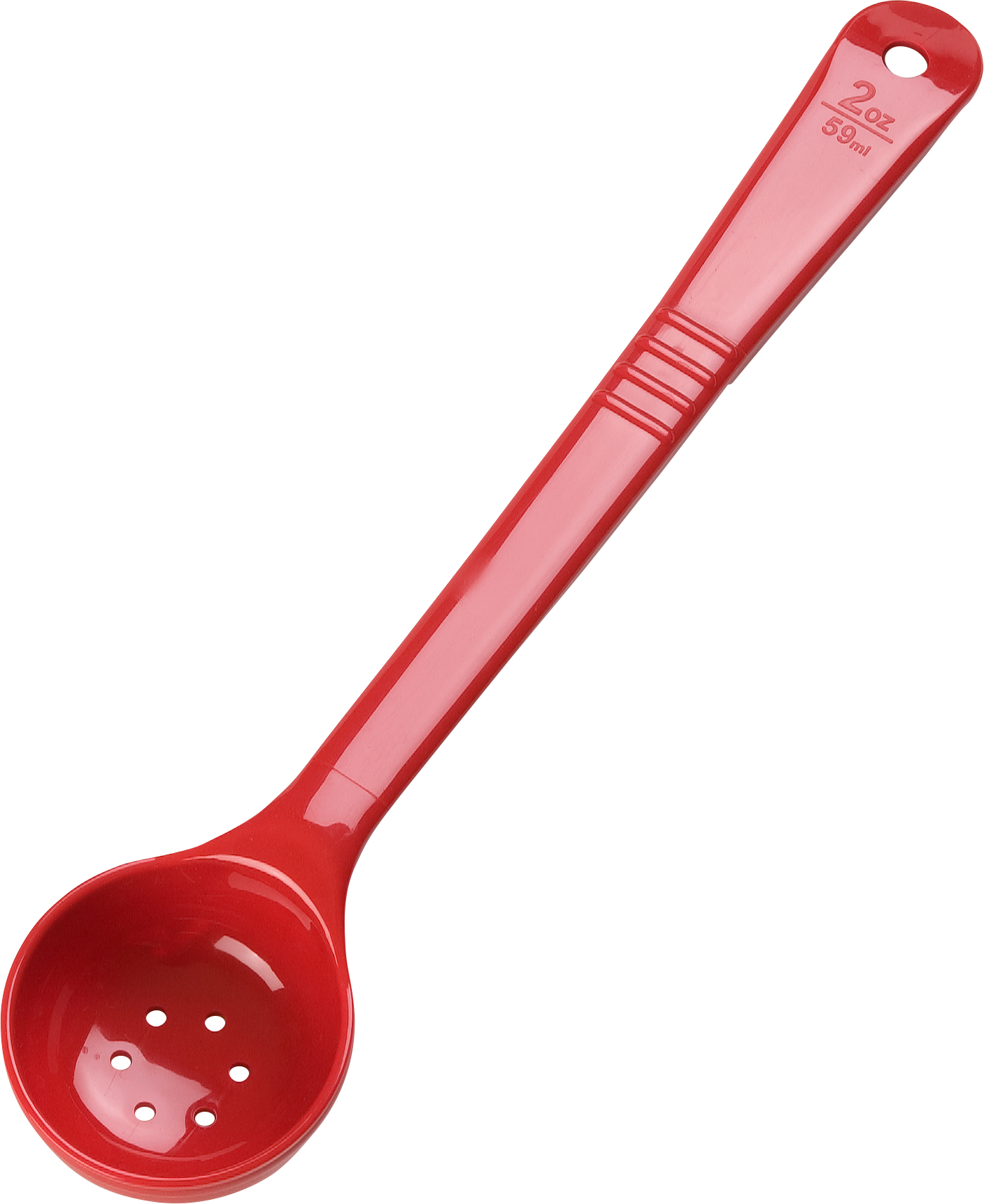 Measure Miser Perforated Long Handle 2 oz - Red