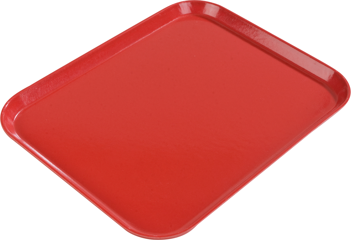 Glasteel Tray 22 x 16 - Red