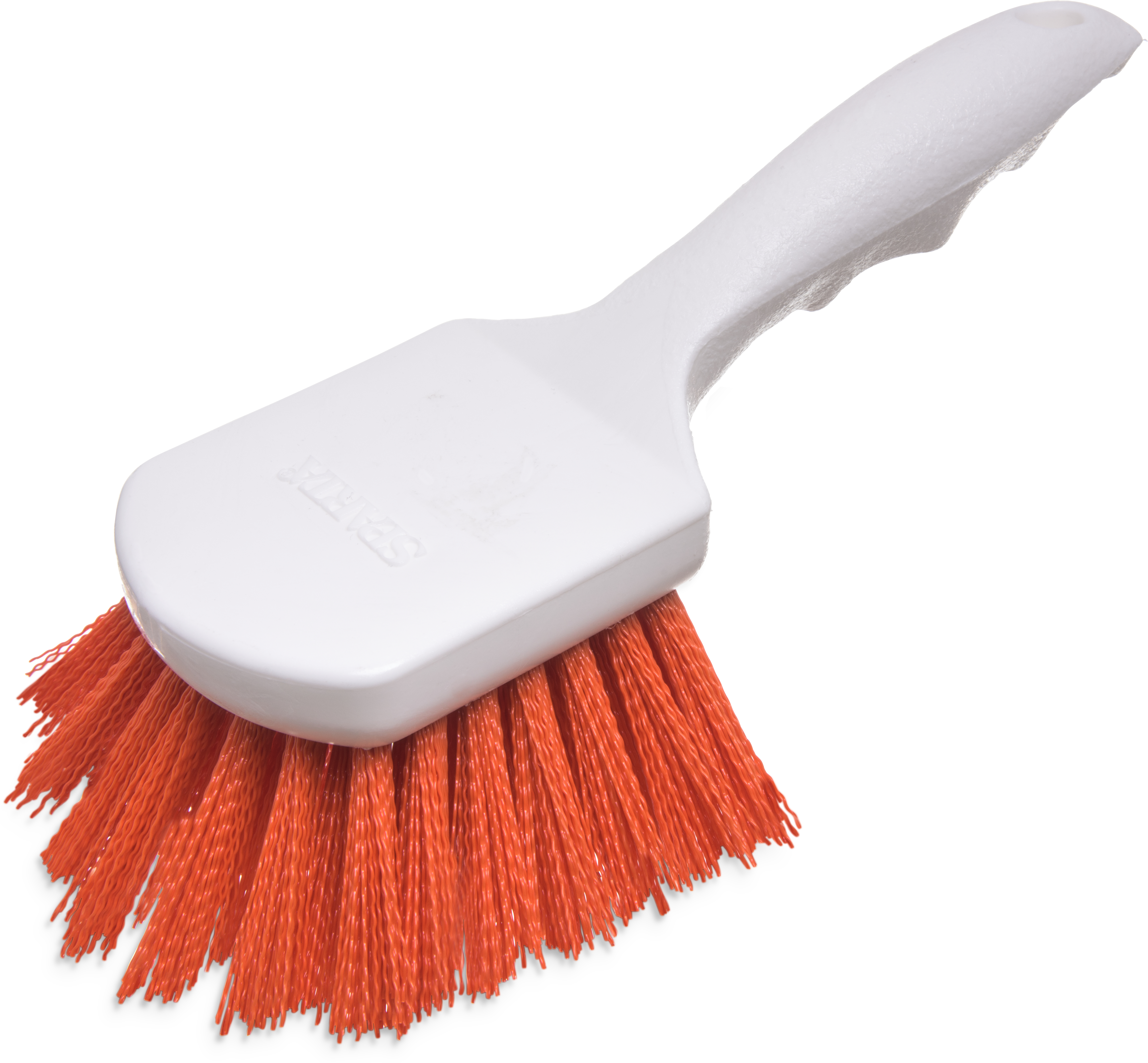 Sparta Utility Scrub Brush with Polyester Bristles 8 x 3 - Orange