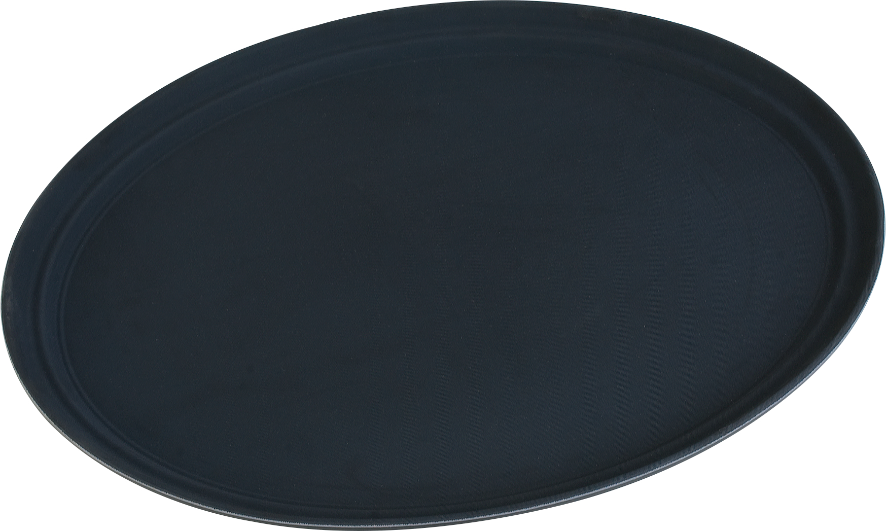Truebasics Oval Grip Tray 29 x 23.5 - Black