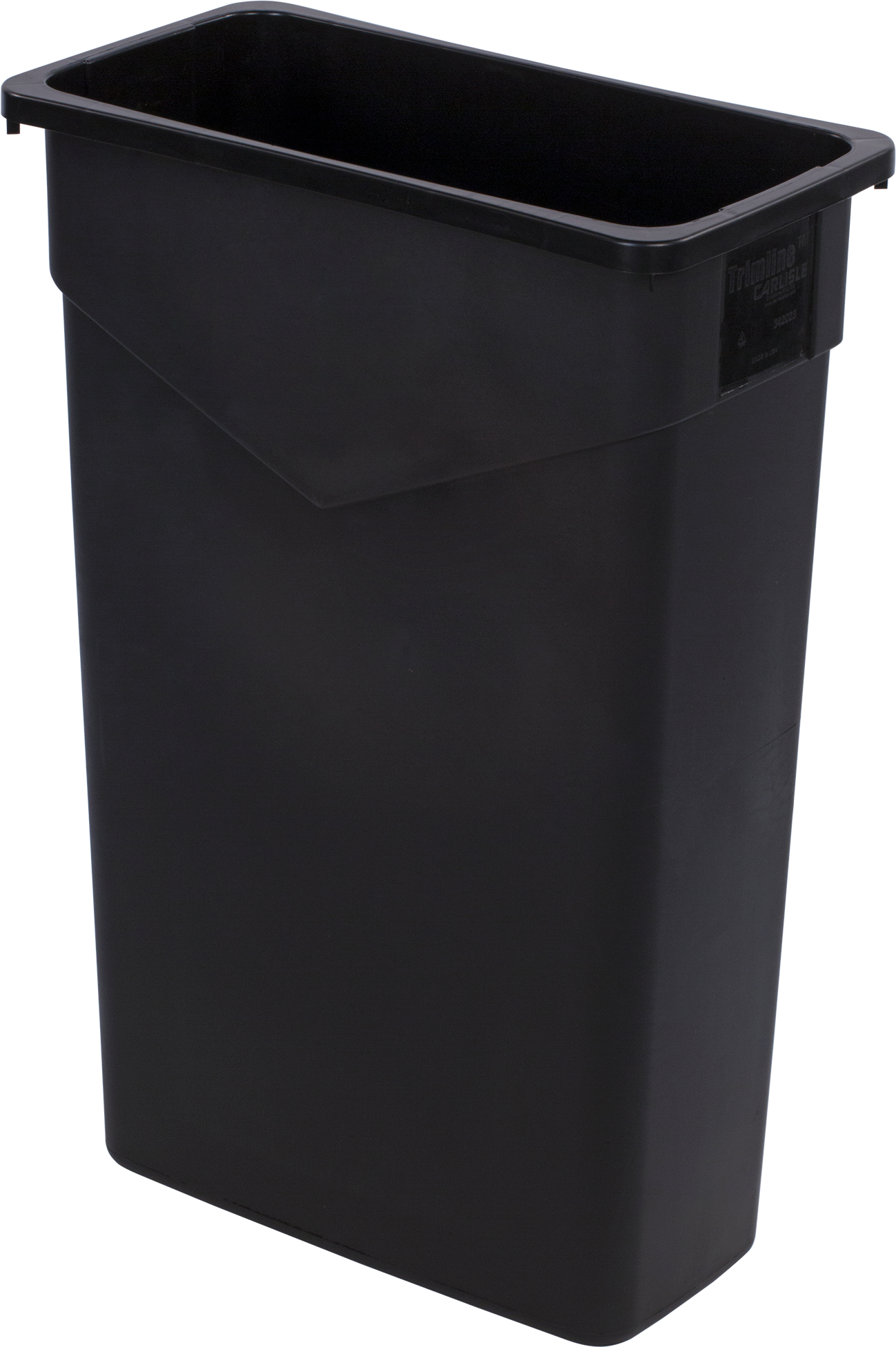 Slim 23 Gallon Plastic Waste Container - Gray