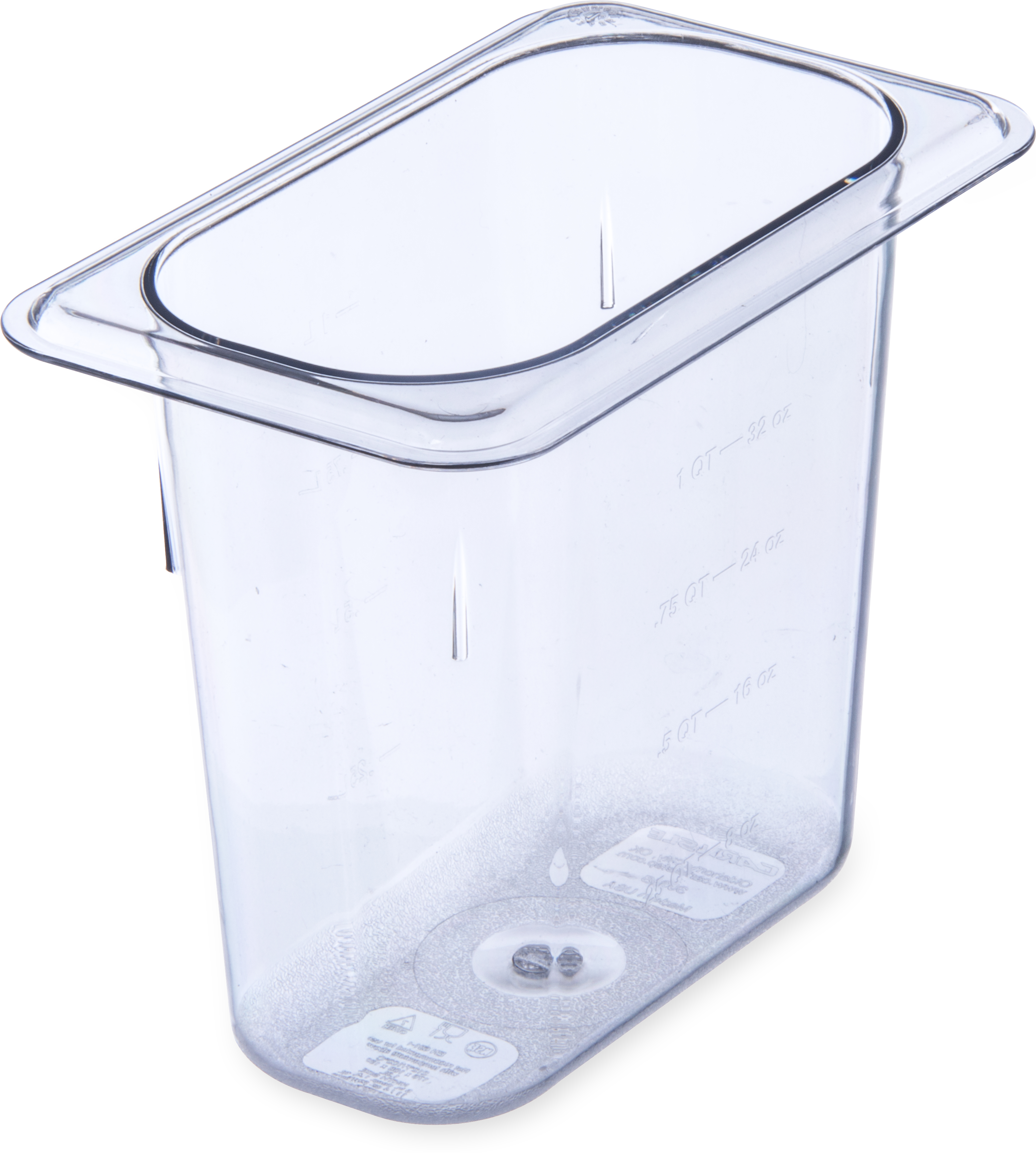 StorPlus Food Pan PC 6 DP 1/9 Size - Clear