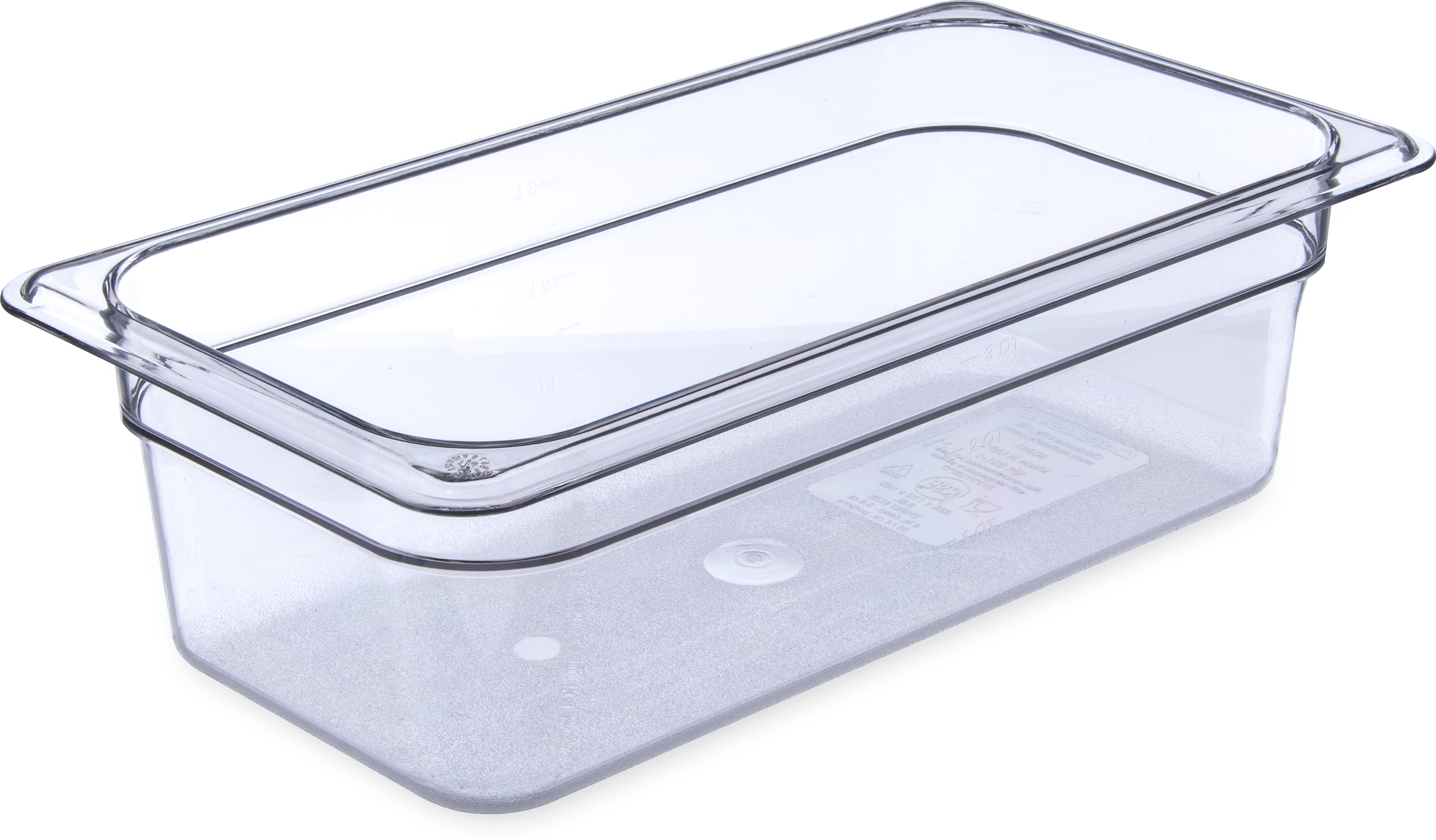 StorPlus Food Pan PC 4 DP 1/3 Size - Clear