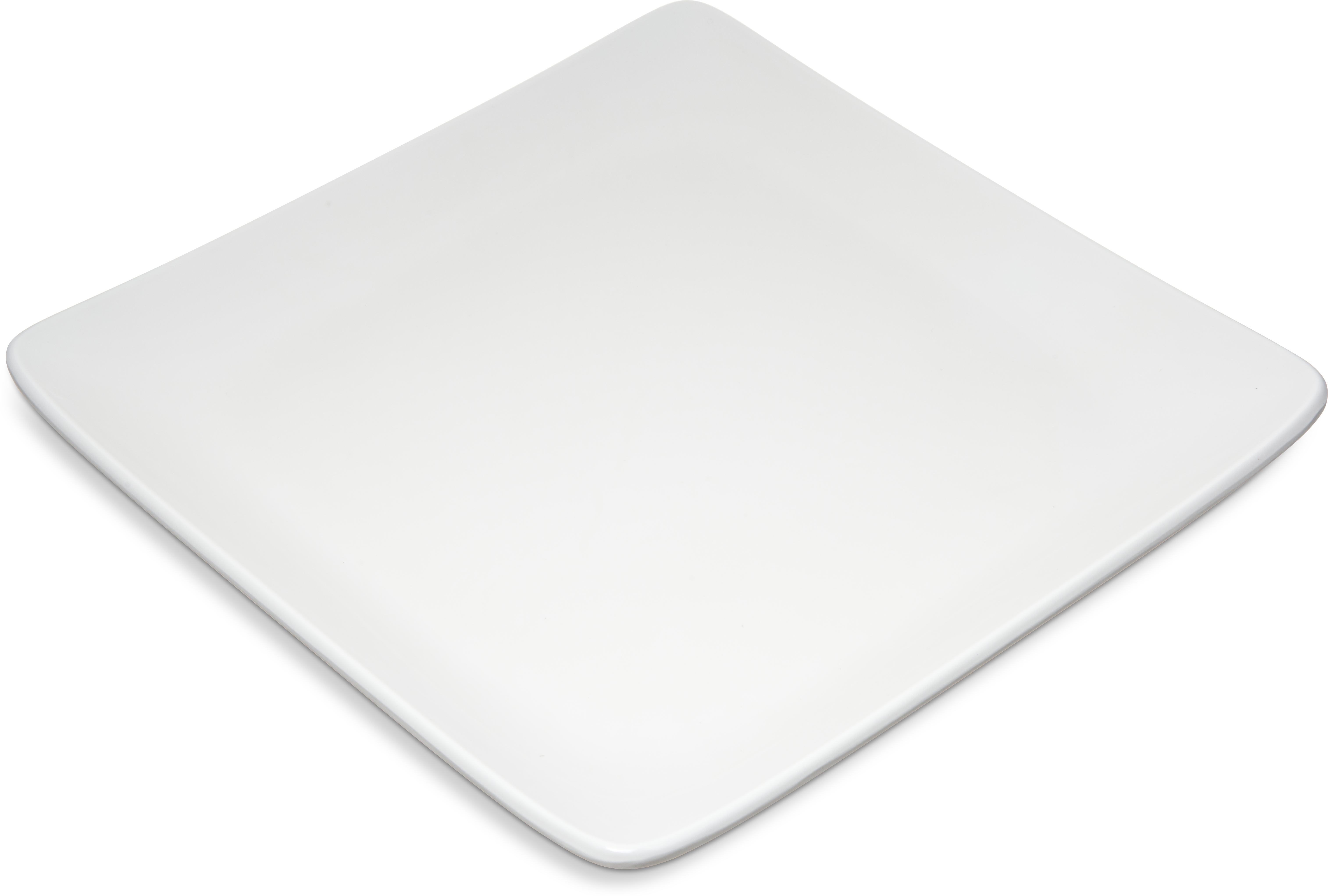 Melamine Square Plate 9 - White