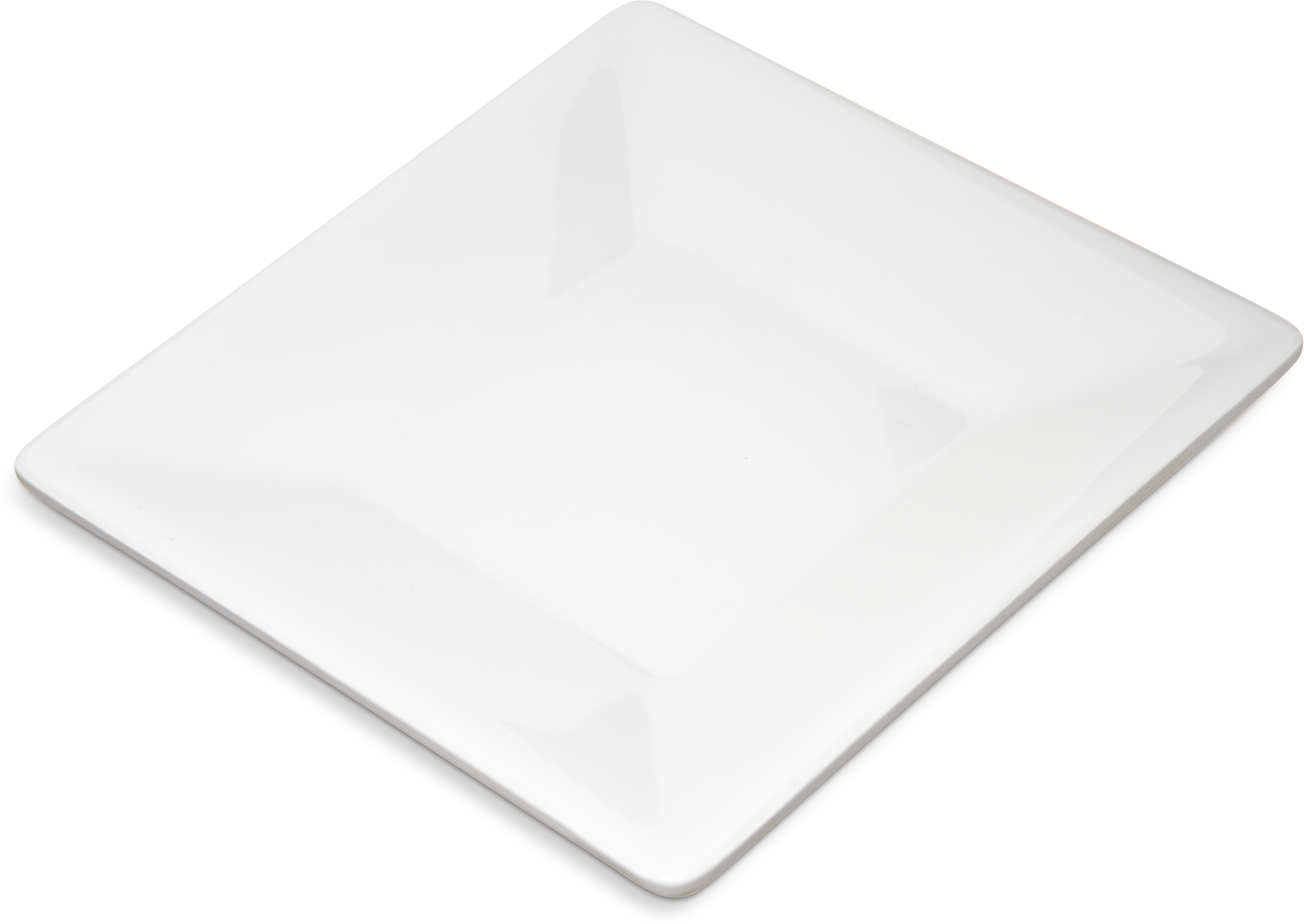 Melamine Square Plate 6 - White