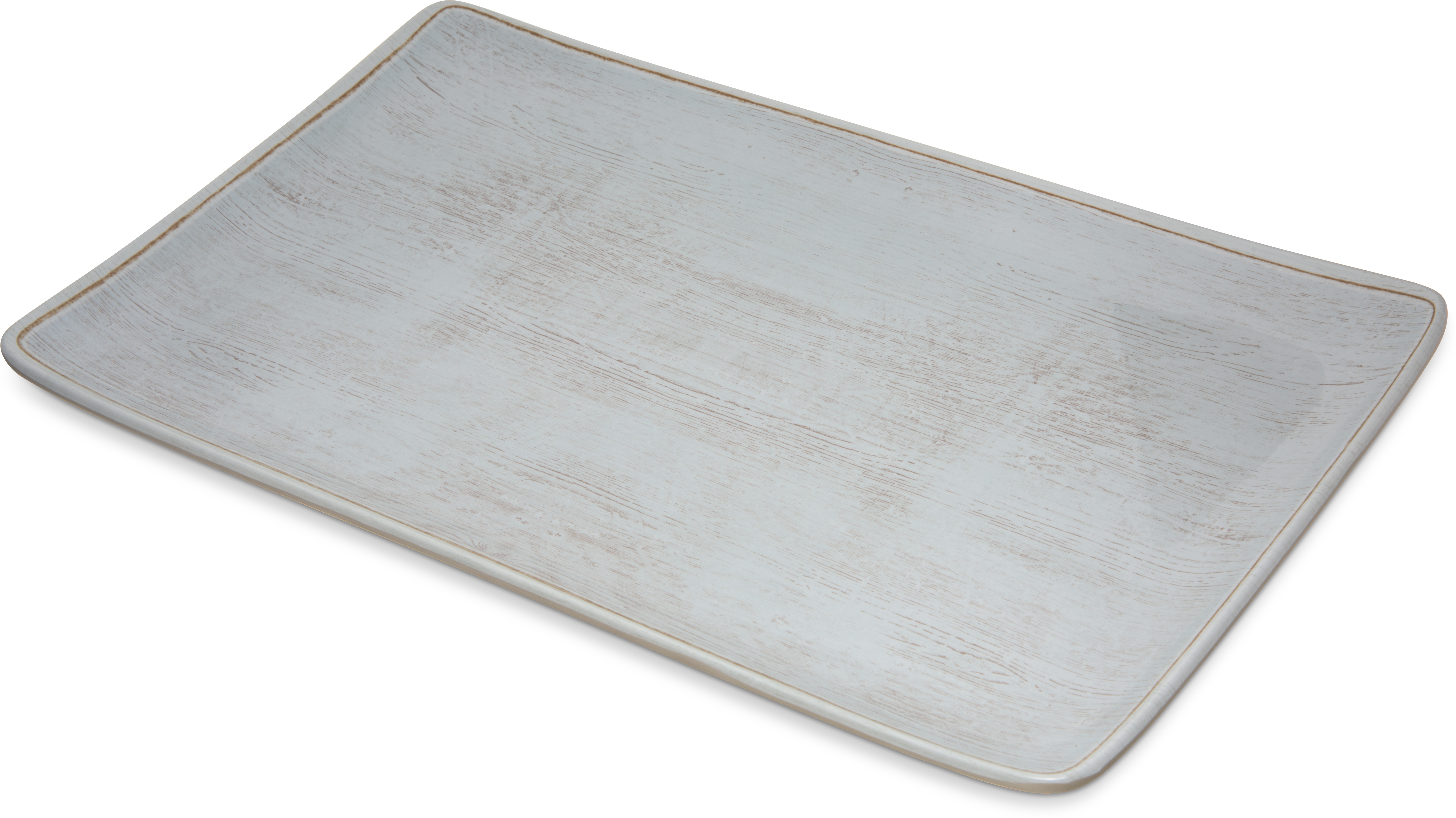 Melamine Rectangle Platter Tray 15 x 9 - Buff