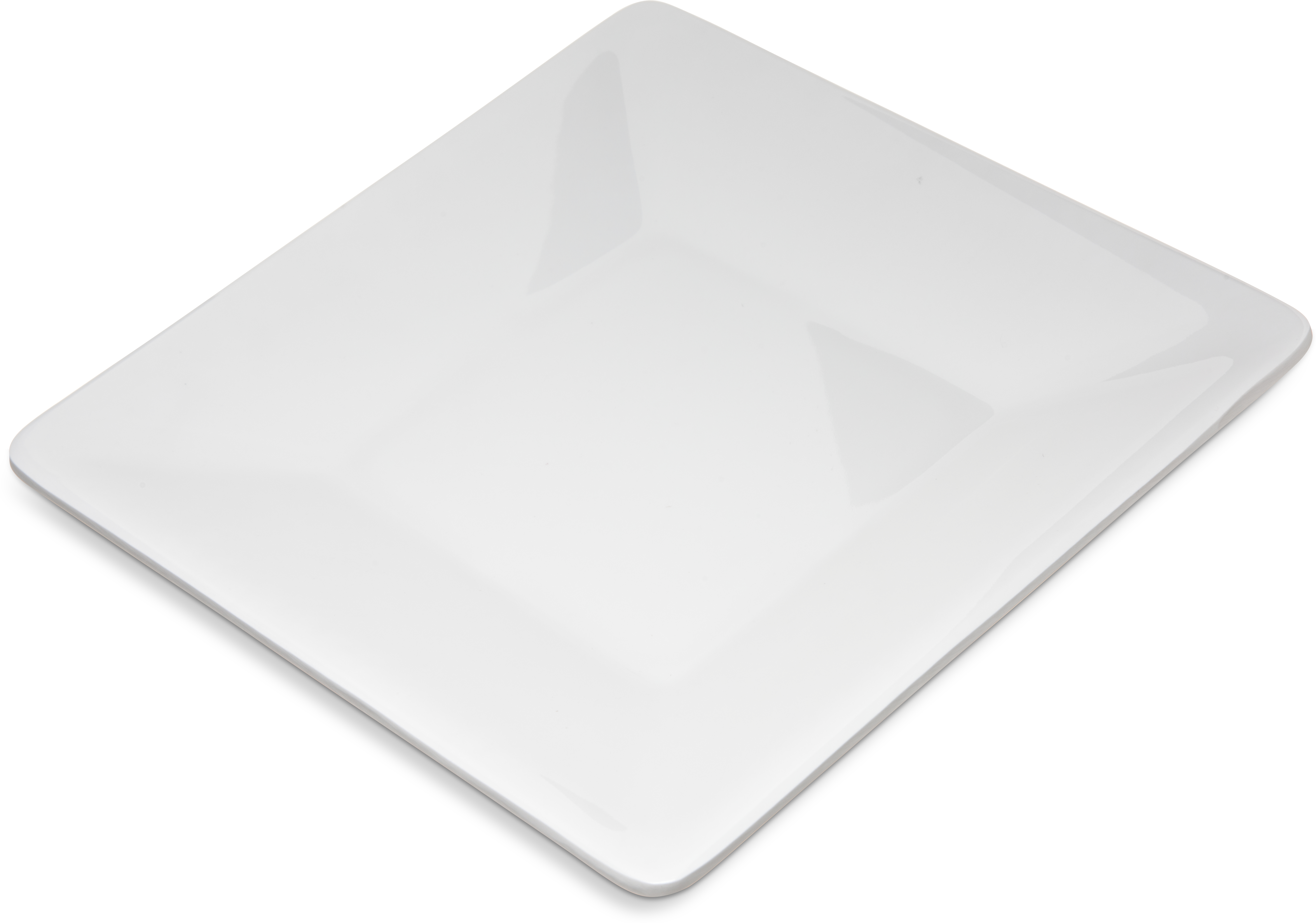 Melamine Square Plate 8 - White
