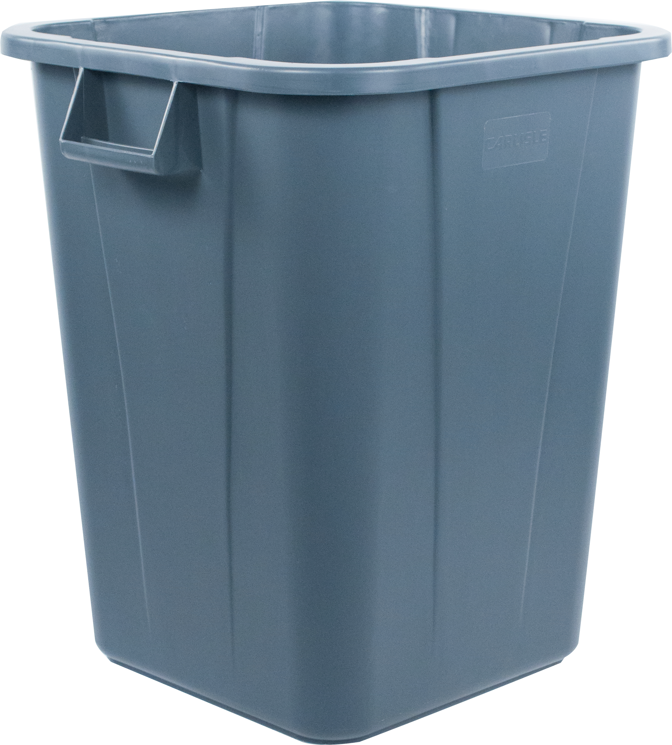Bronco Square Waste Bin Trash Container 40 Gallon - Gray