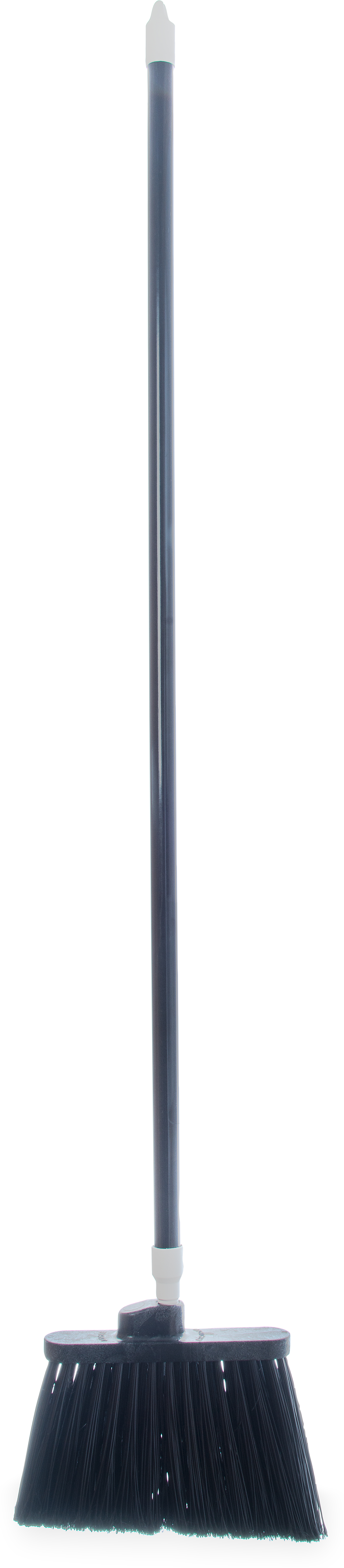 Duo-Sweep Angle Broom Flagged Bristle 56 Long - Black