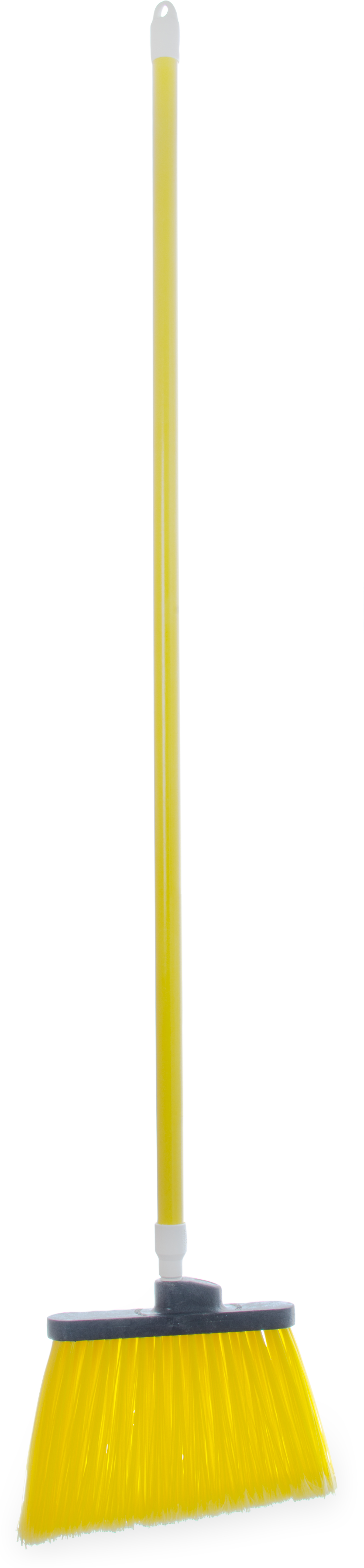 Duo-Sweep Angle Broom Flagged Bristle 56 Long - Yellow