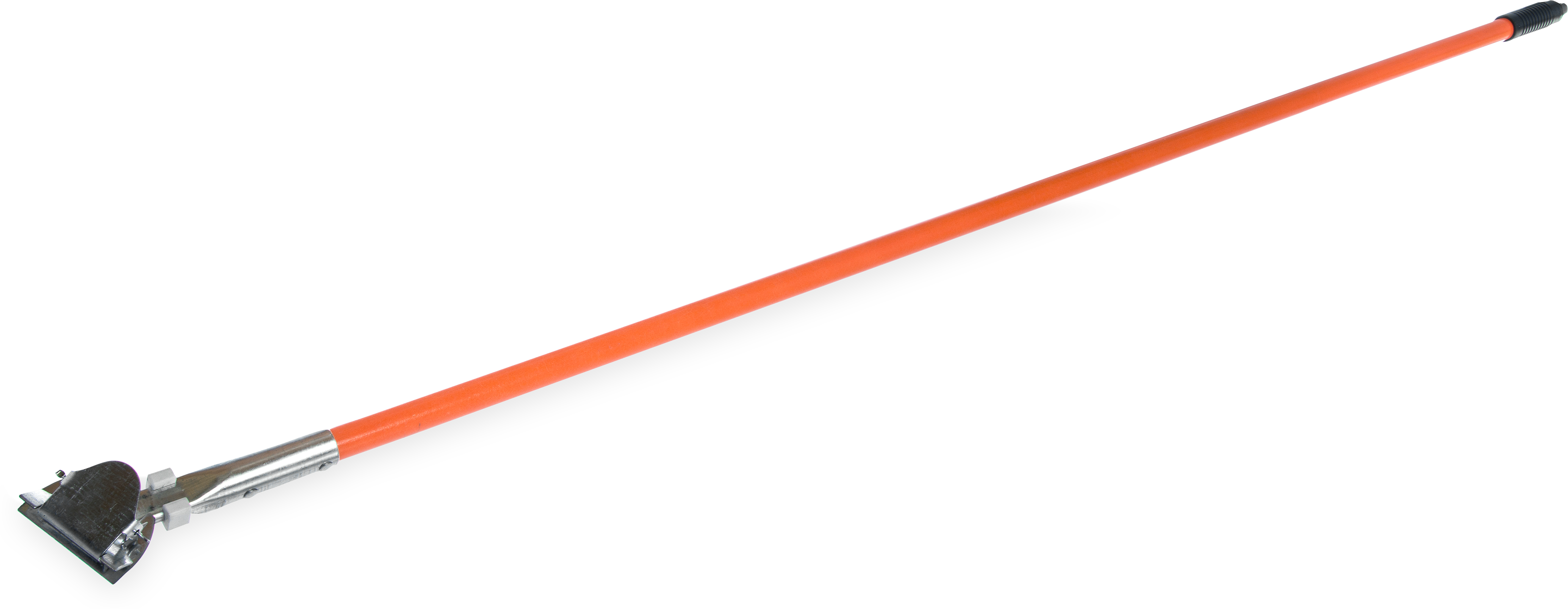 Fiberglass Dust Mop Handle with Clip-On Connector 60 - Orange