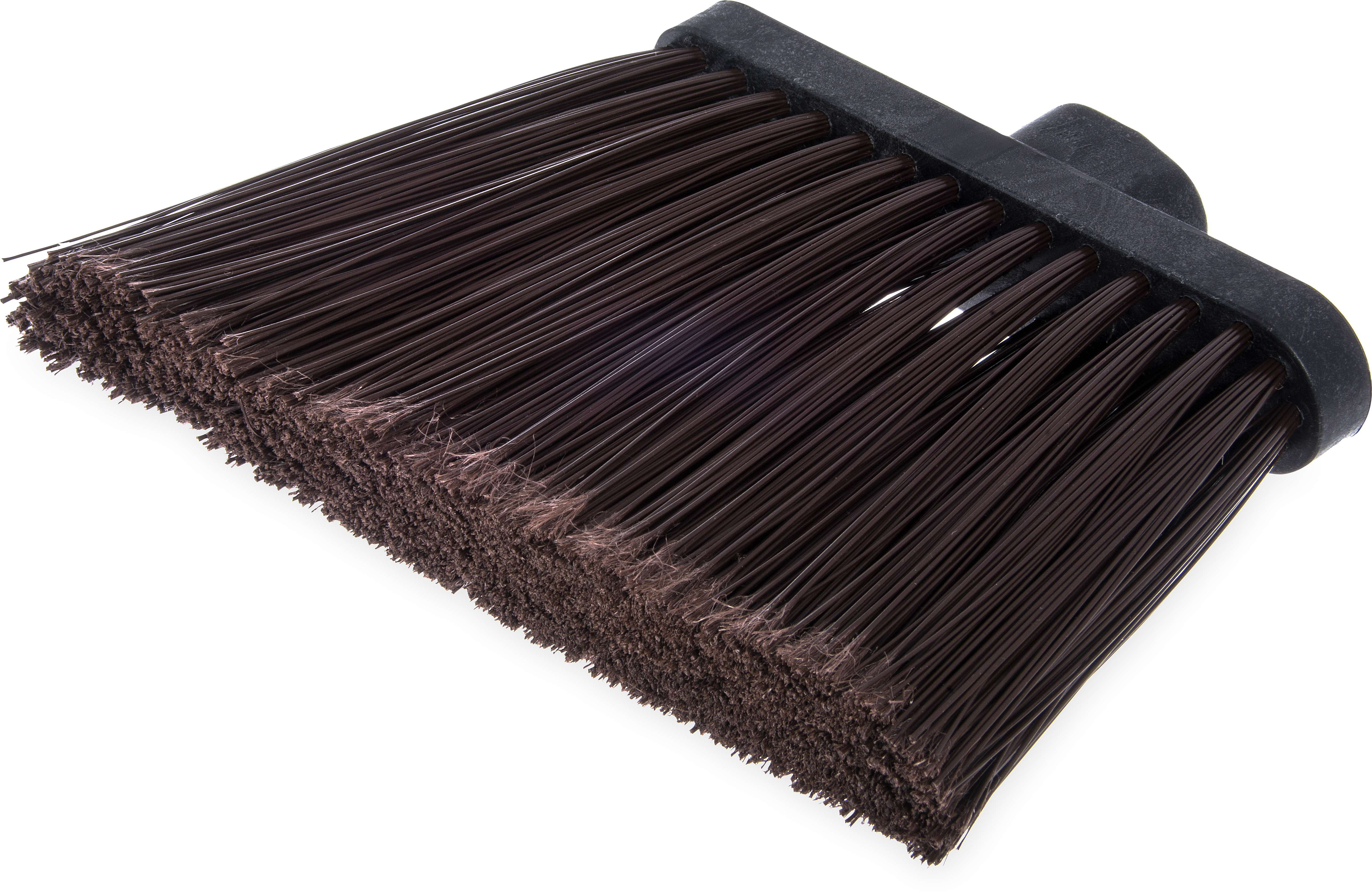 Duo-Sweep Medium Duty Angle Broom w/12 Flare (Head Only) 12 - Brown