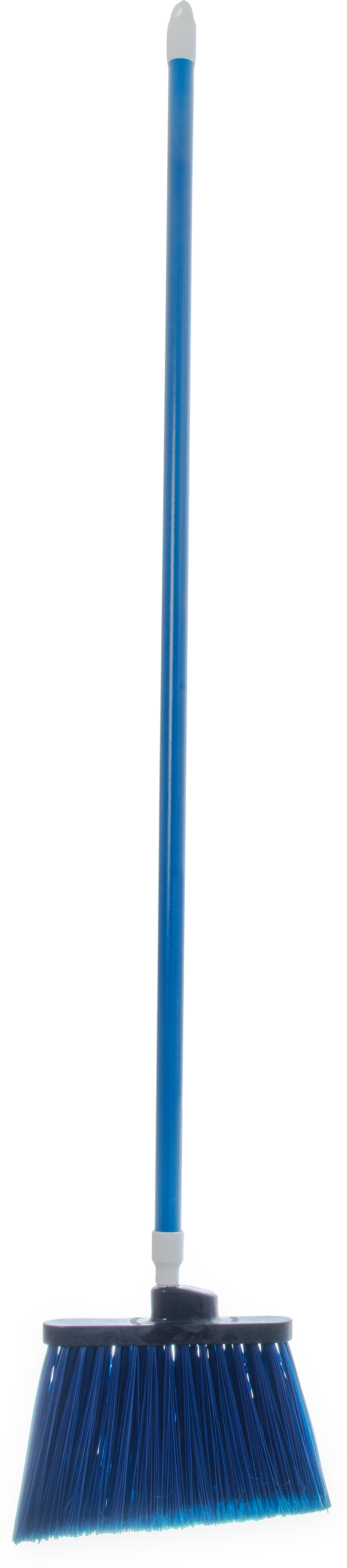 Duo-Sweep Angle Broom Flagged Bristle 56 Long - Blue