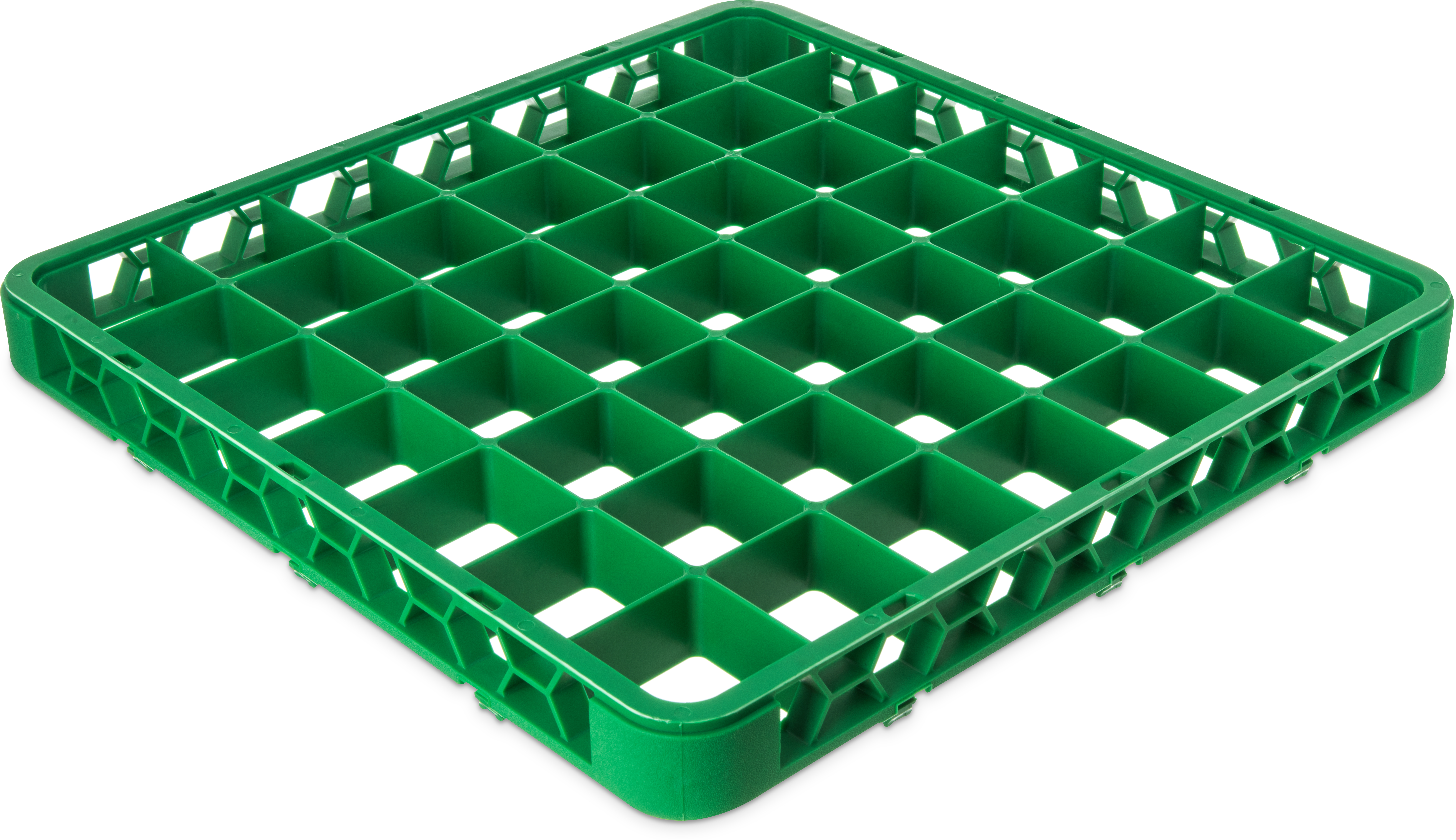 OptiClean 49 Compartment Divided Glass Rack Extender 1.78 - Green
