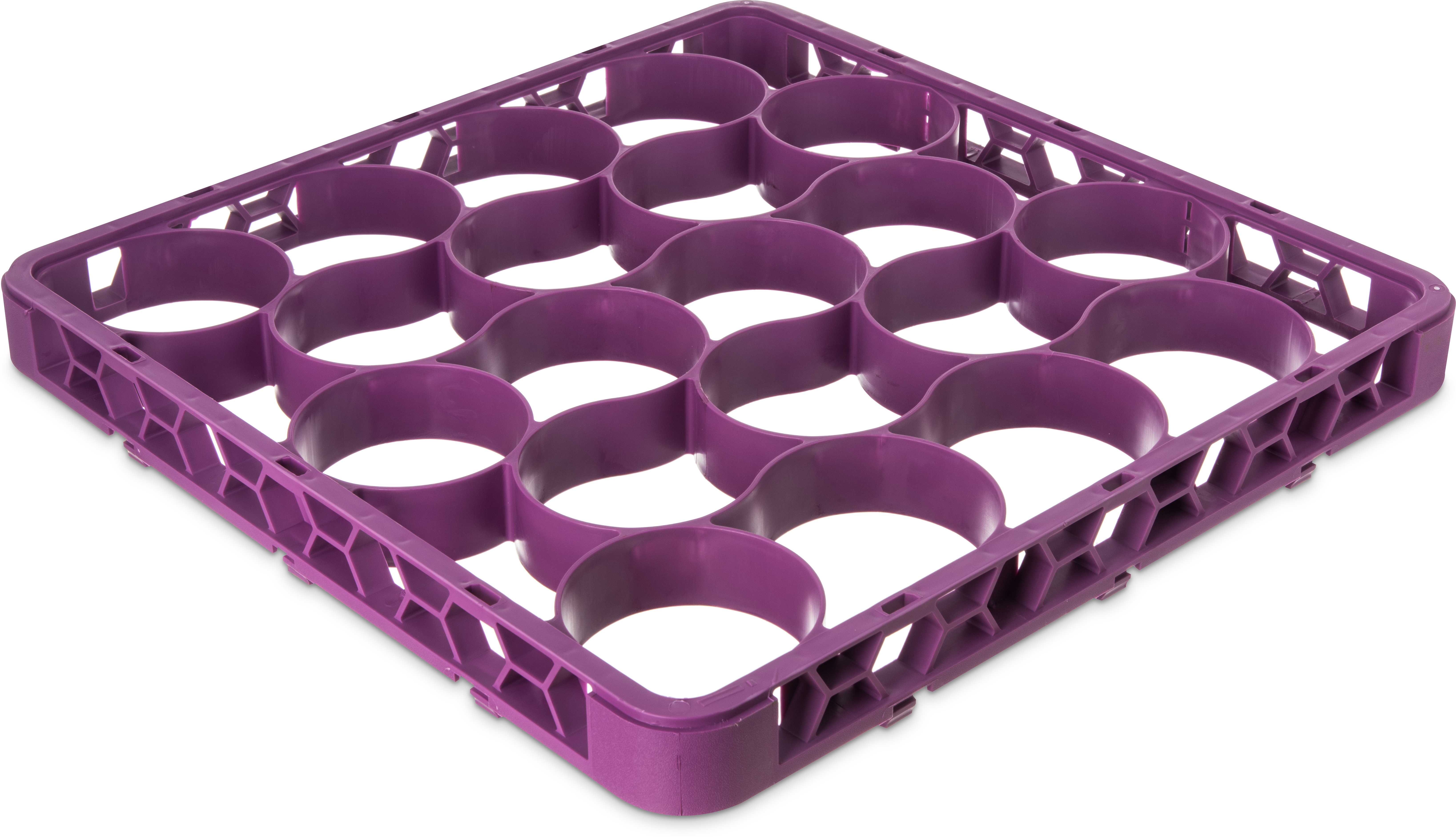 OptiClean NeWave Color-Coded Short Glass Rack Extender 20 Compartment - Lavender