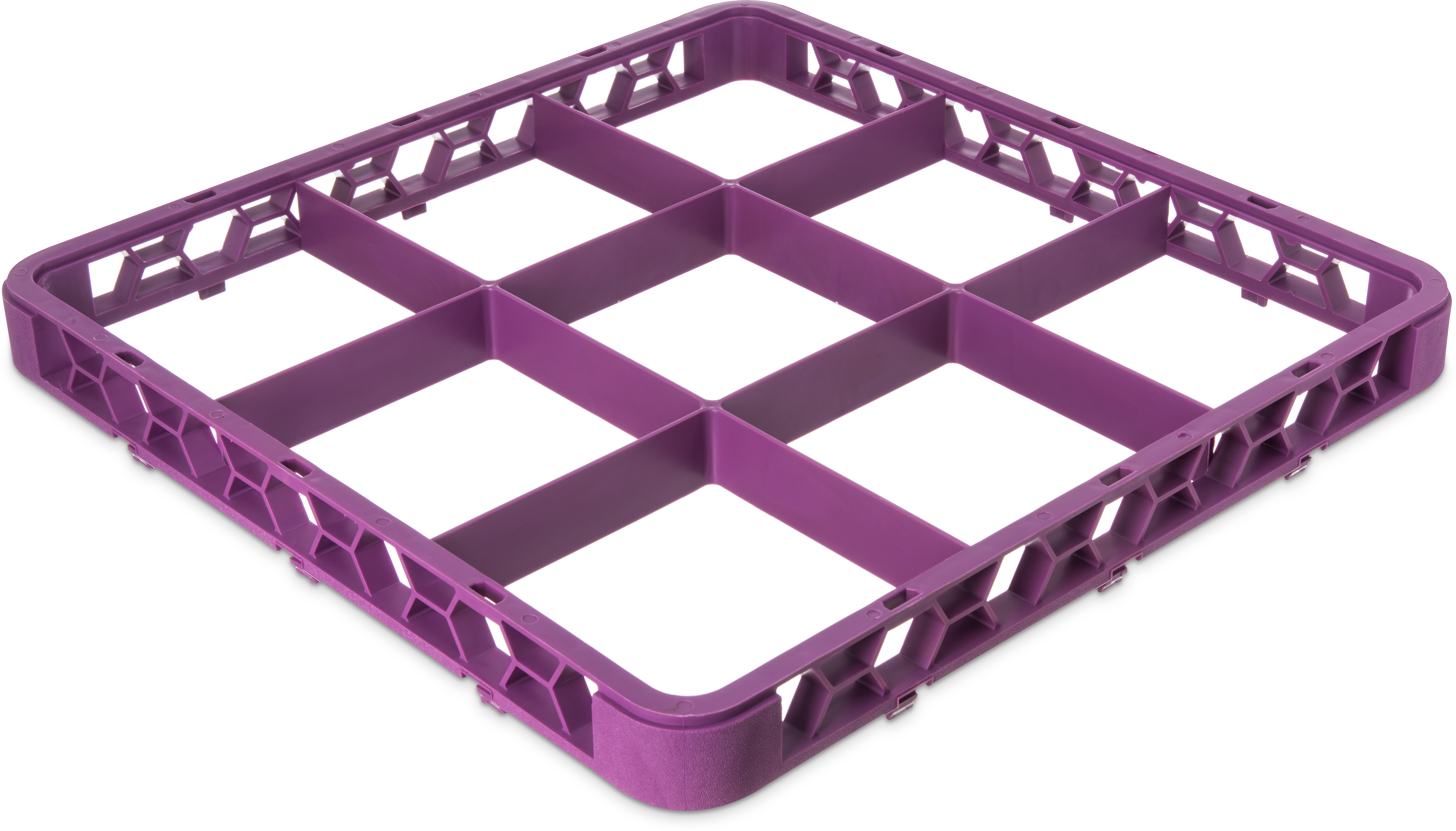 OptiClean 9 Compartment Divided Glass Rack Extender 1.78 - Lavender