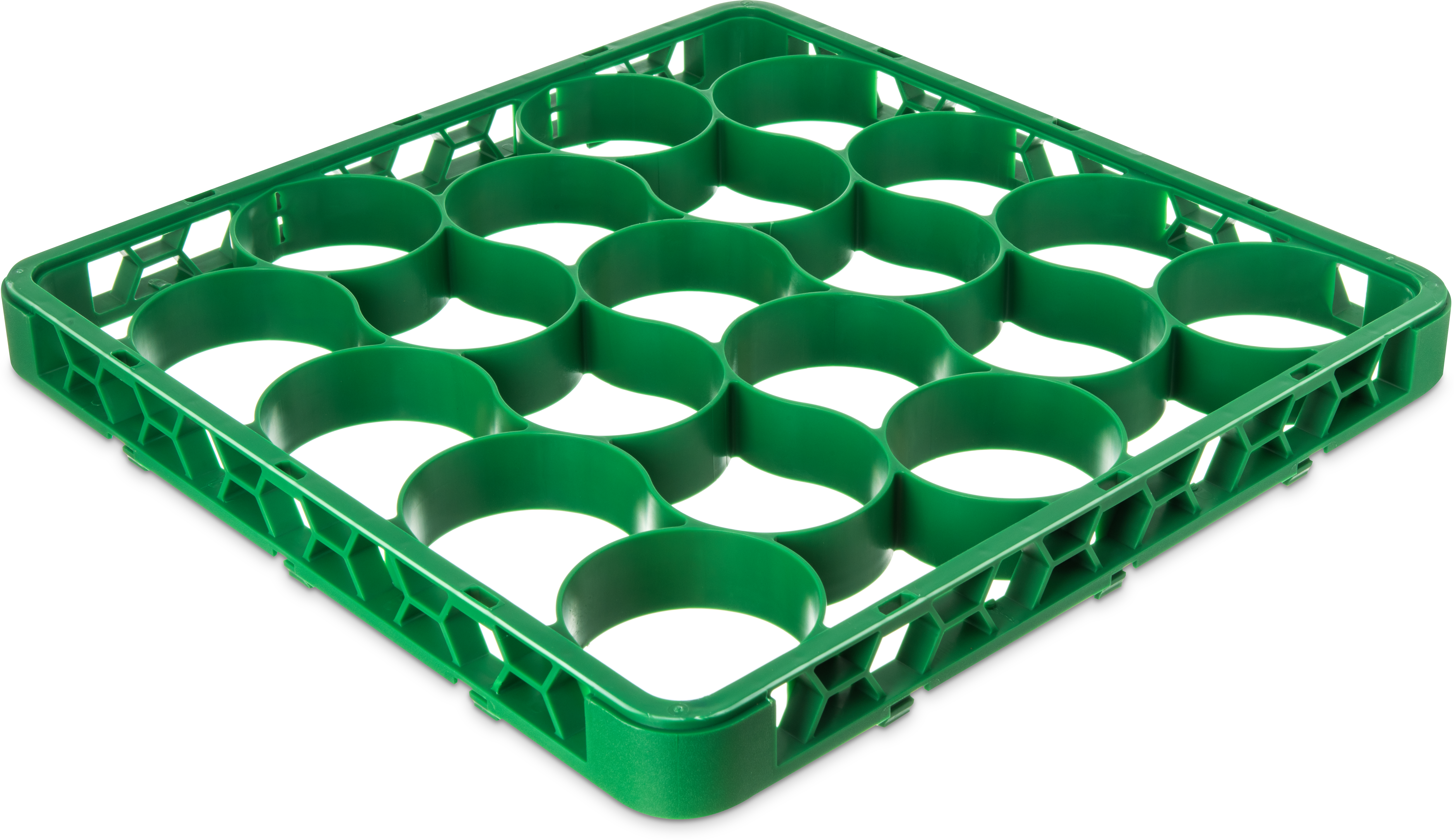 OptiClean NeWave Color-Coded Short Glass Rack Extender 20 Compartment - Green
