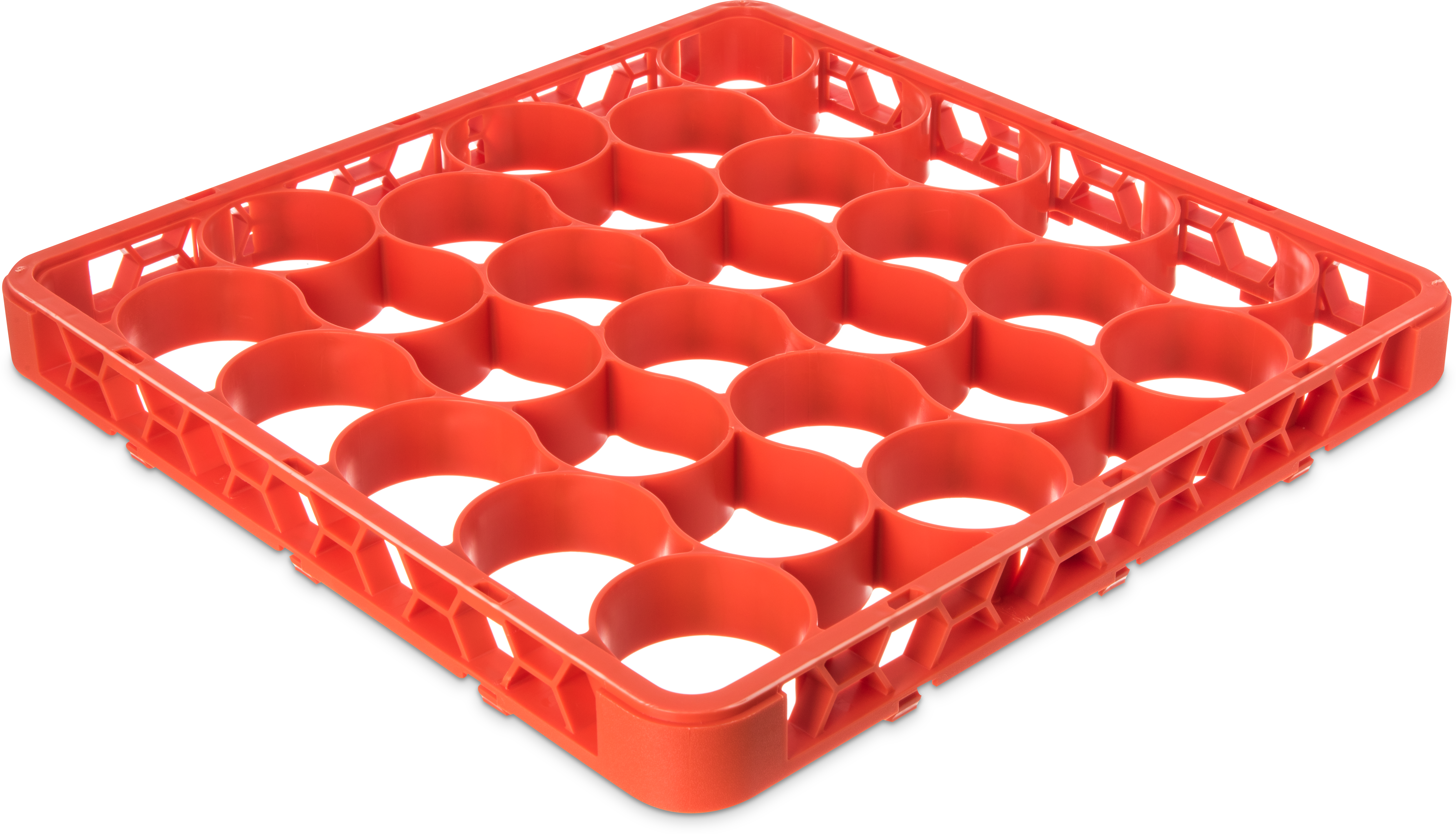 OptiClean NeWave Color-Coded Short Glass Rack Extender 30 Compartment - Orange