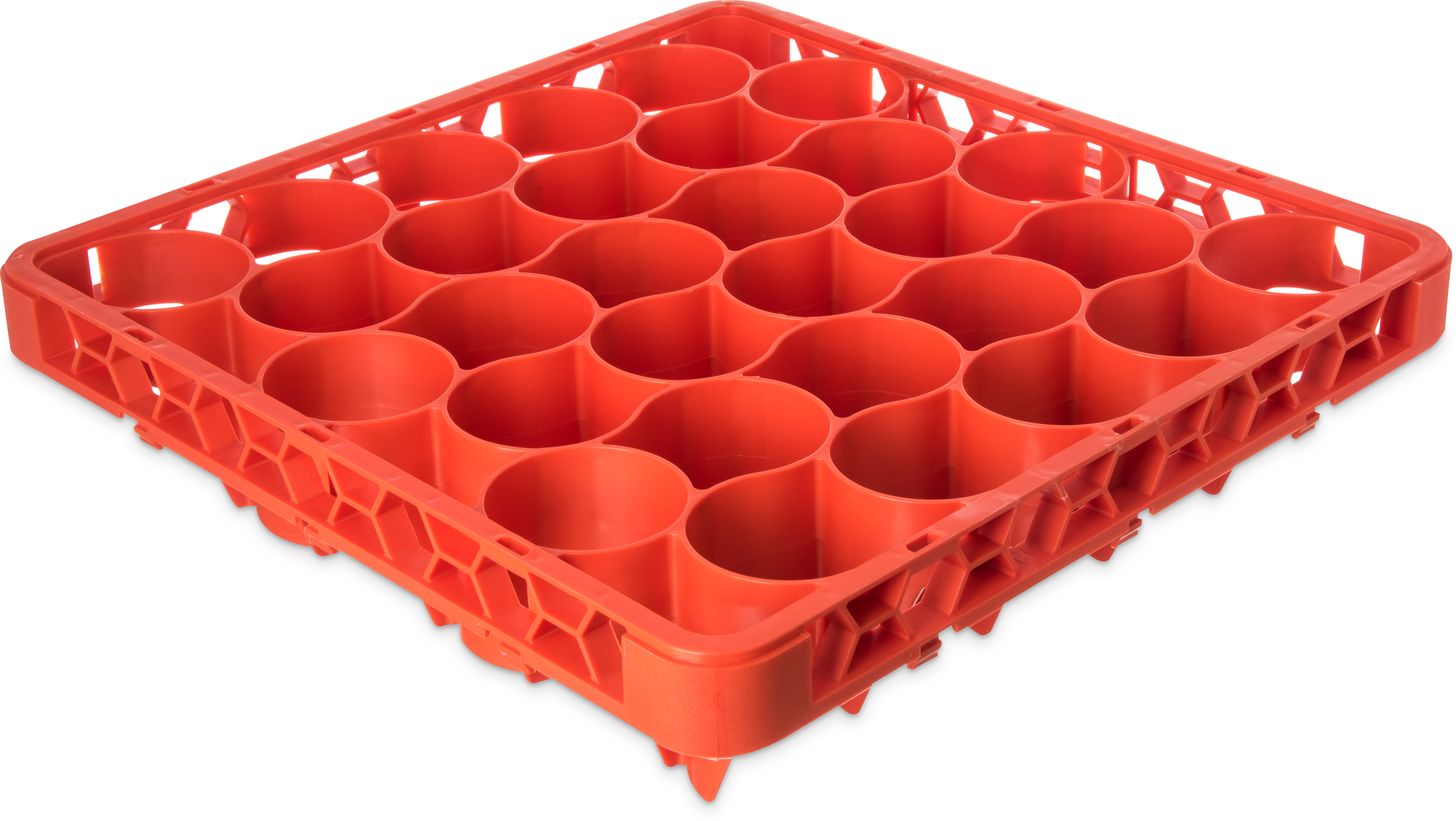 OptiClean NeWave Color-Coded Long Glass Rack Extender 30 Compartment - Orange