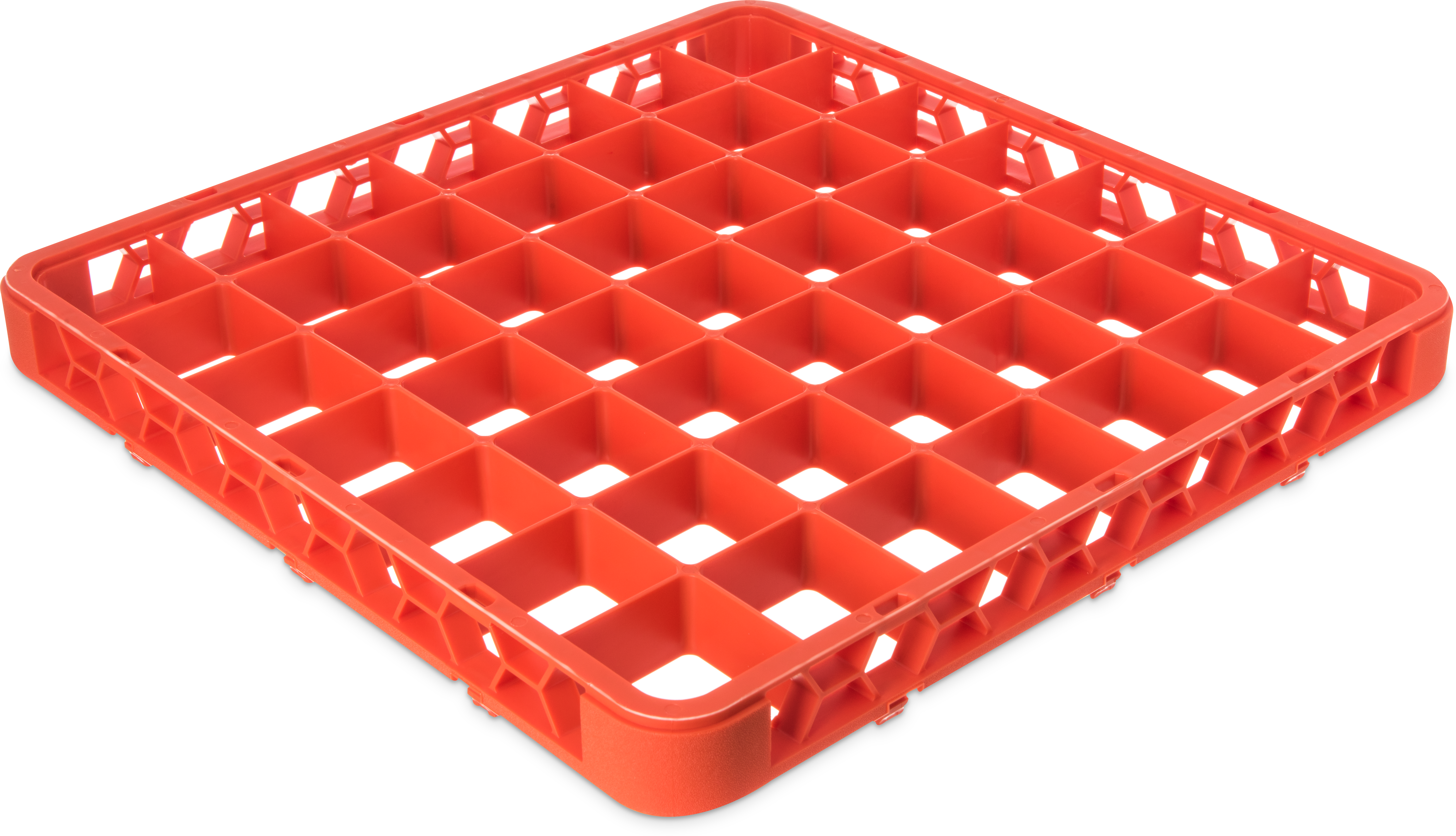 OptiClean 49 Compartment Divided Glass Rack Extender 1.78 - Orange