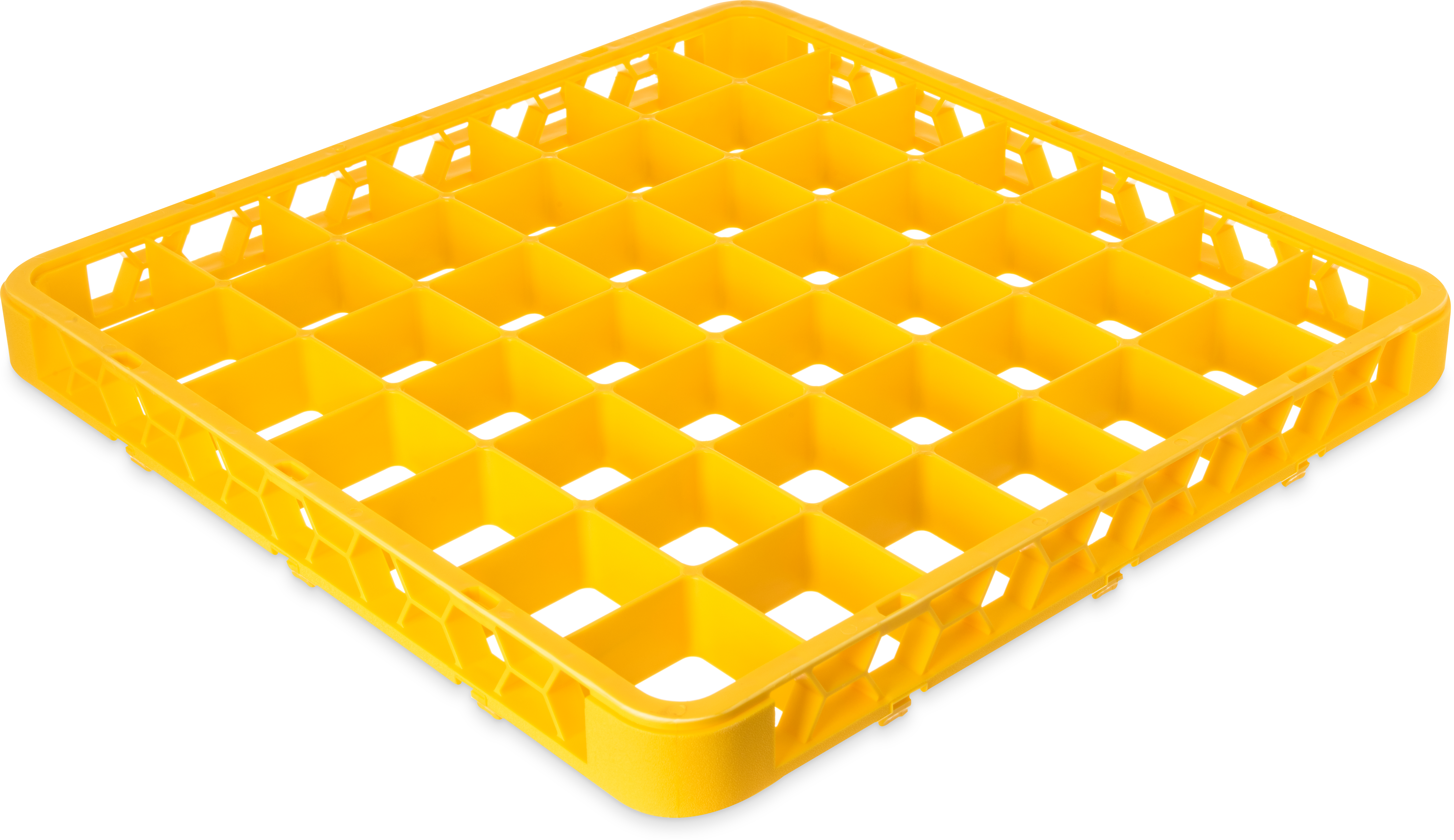 OptiClean 49 Compartment Divided Glass Rack Extender 1.78 - Yellow