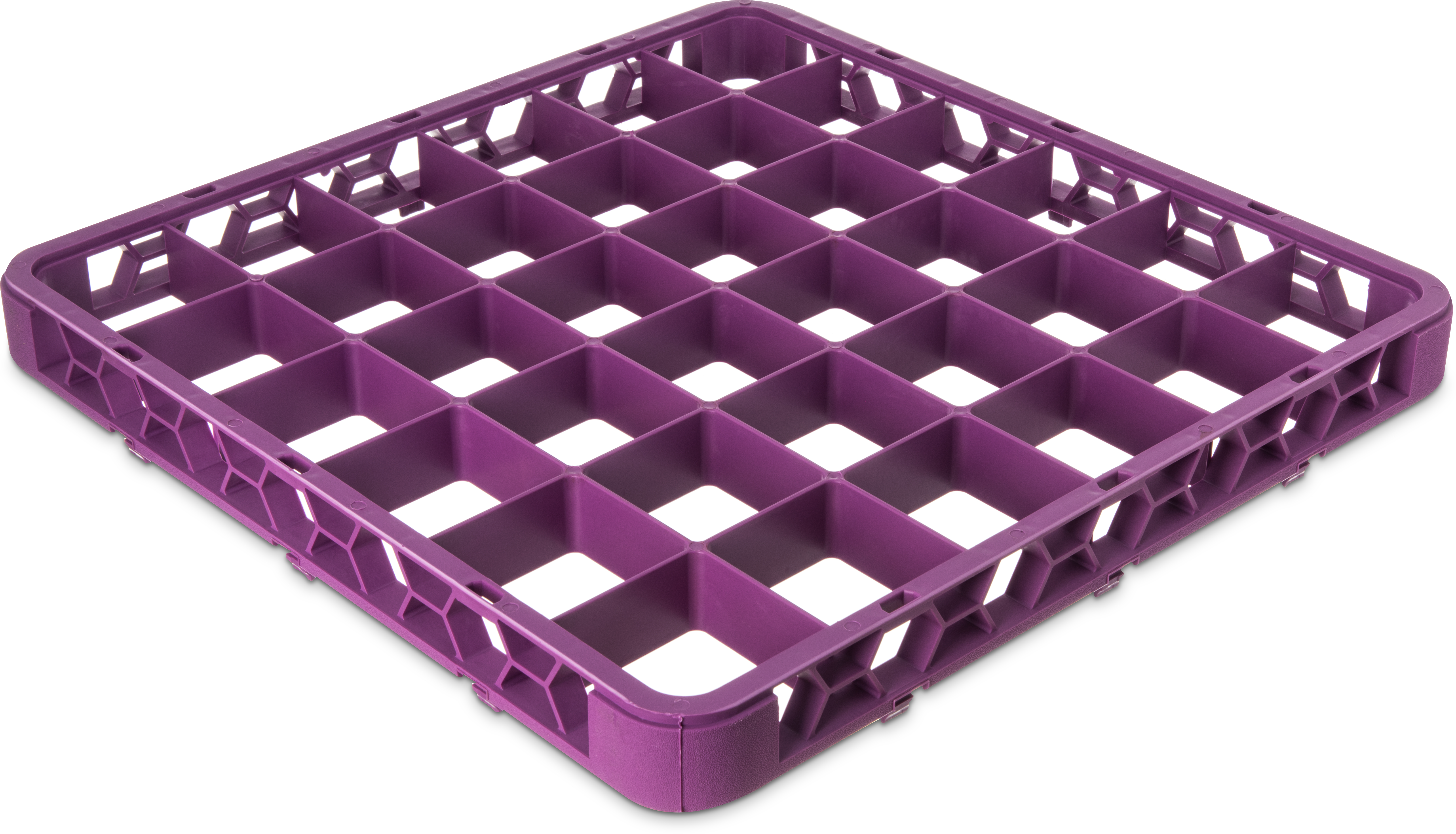 OptiClean 36 Compartment Divided Glass Rack Extender 1.78 - Lavender