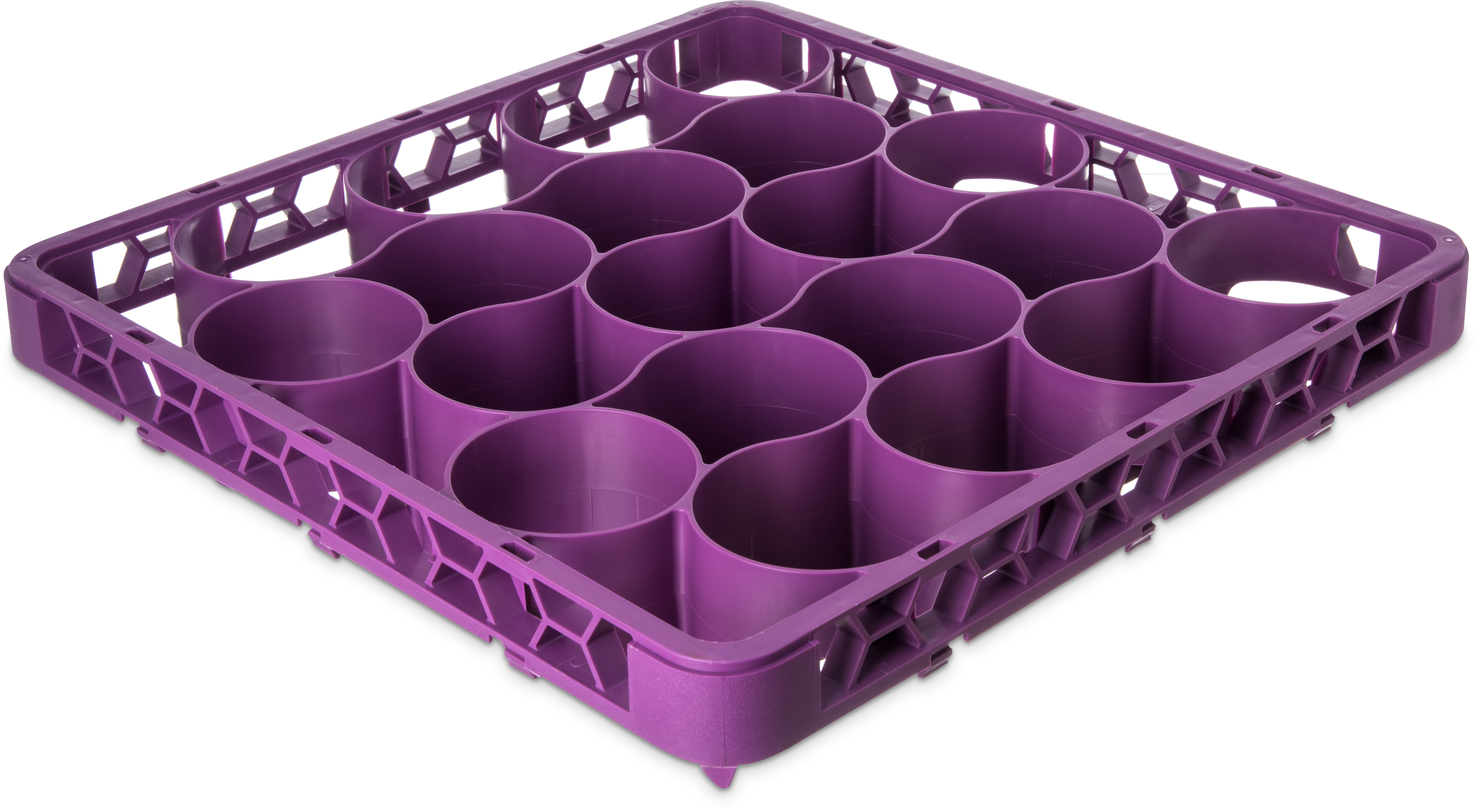 OptiClean NeWave Color-Coded Long Glass Rack Extender 20 Compartment - Lavender