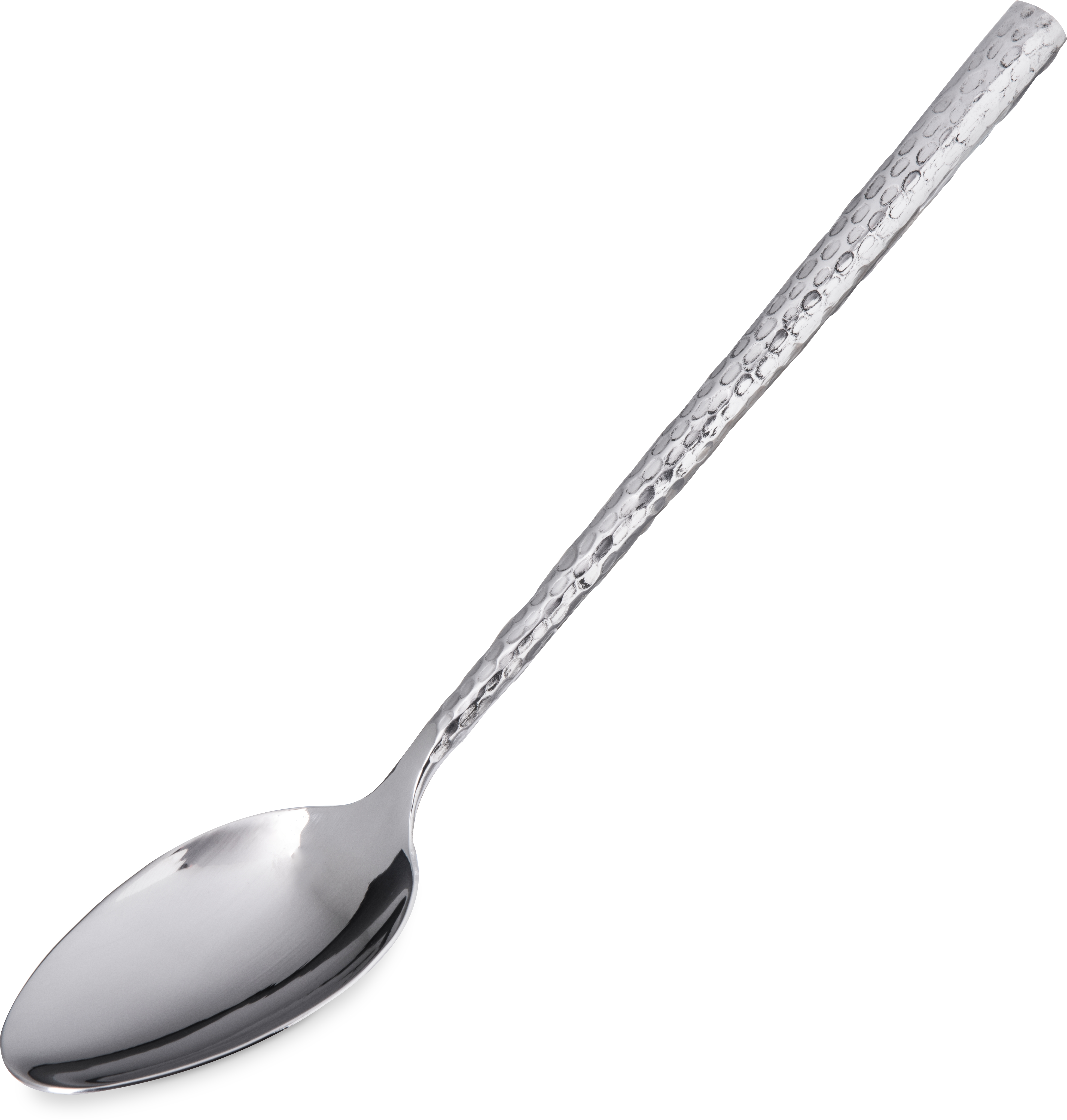 Terra Solid Spoon 10 - Hammered Mirror Finish - Stainless Steel