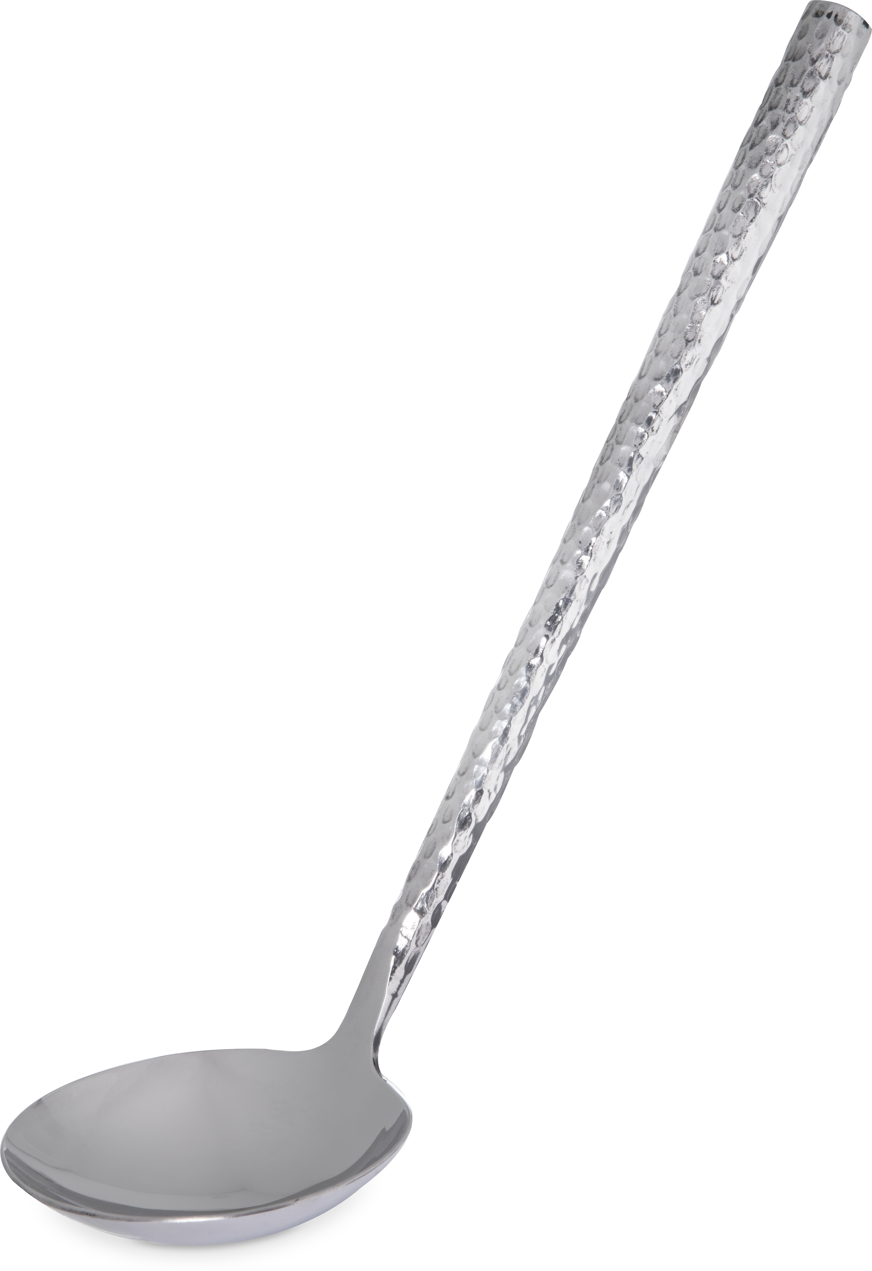 Terra Ladle 8.75 - 1 oz - Hammered Mirror Finish - Stainless Steel