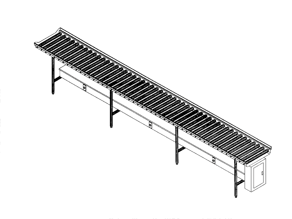 DXIESR18 - PVC Roller Conveyor 18 ft - Stainless Steel | Carlisle ...